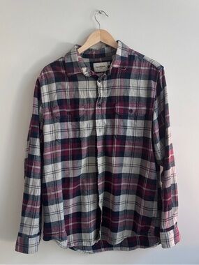 Men's Long Sleeve Flannel Shirt - Goodfellow & Co™ - Large